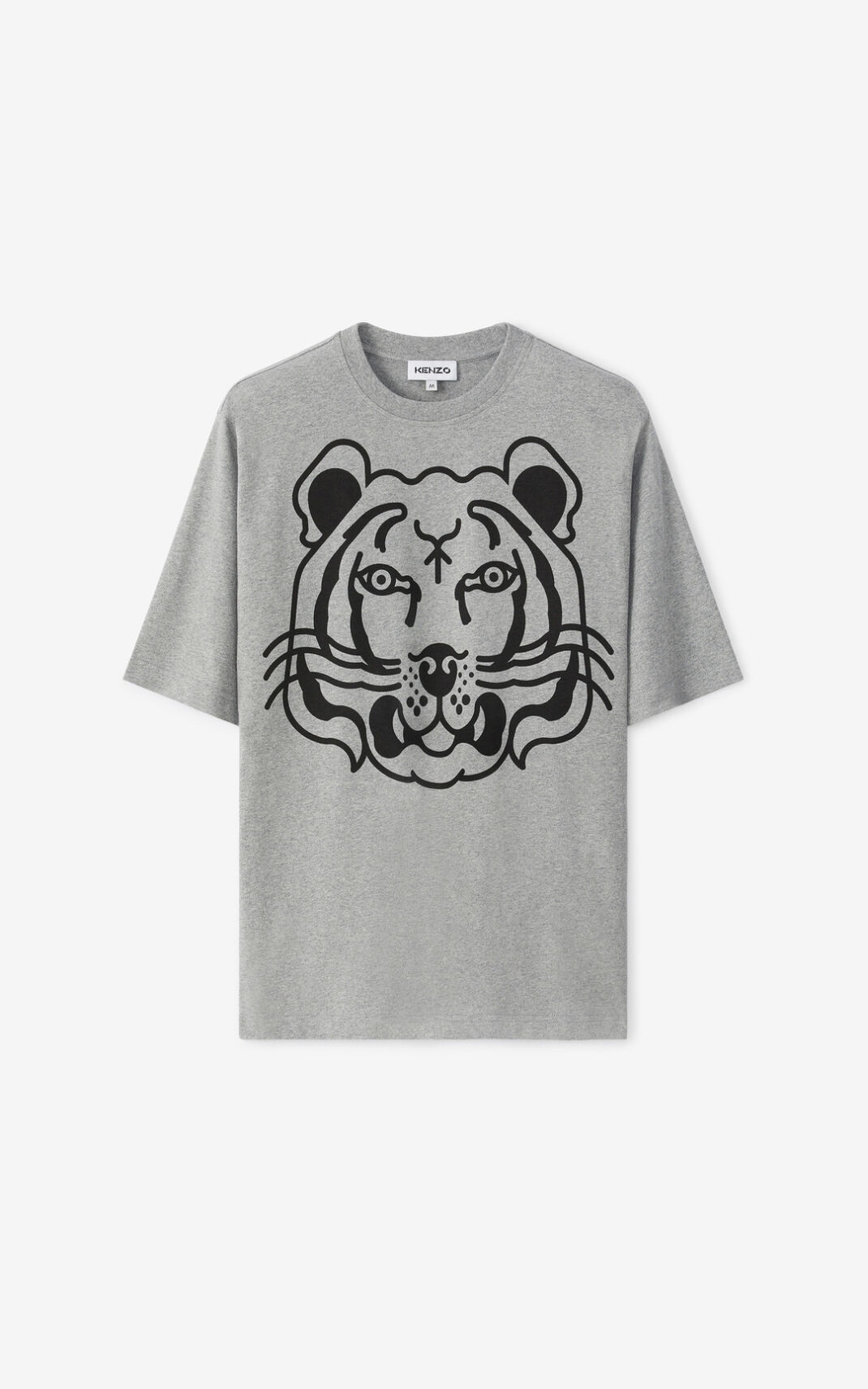 T Shirt Kenzo K Tiger oversized Homme Grise | QDRC-46813